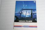 Folder Nissan Prairie (1984) (33), Ophalen of Verzenden, Nieuw, Nissan