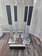 Teufel LT 4 Mk2 5.1 Home Cinema Set - Aluminium Zuilen, 70 watt of meer, Zo goed als nieuw, 5.1-systeem, Overige spelers