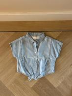 *NIEUW!* Cropped denim blouse / spijkerblouse, Zara, mt 116, Meisje, Overhemd of Blouse, Nieuw, Ophalen of Verzenden