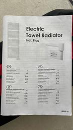 nieuwe elektrische handdoekradiator afm 50 x140, Nieuw, Ophalen