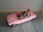 Barbie Ken ( jaren 80 ) met roze cabrio en 2 poppen, Diversen, Rommelmarktspullen, Ophalen of Verzenden