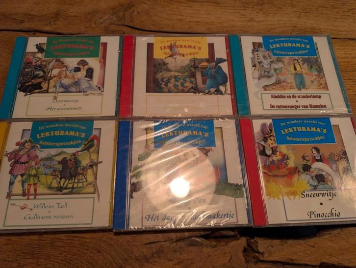 Lekturama Luistersprookjes CD's - Nieuw!, Cd's en Dvd's, Cd's | Kinderen en Jeugd, Nieuw in verpakking, Verhaal of Sprookje, Tot 2 jaar