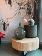 Boomstam Op Wieltjes, Ophalen, Gebruikt, Rond, 50 tot 100 cm