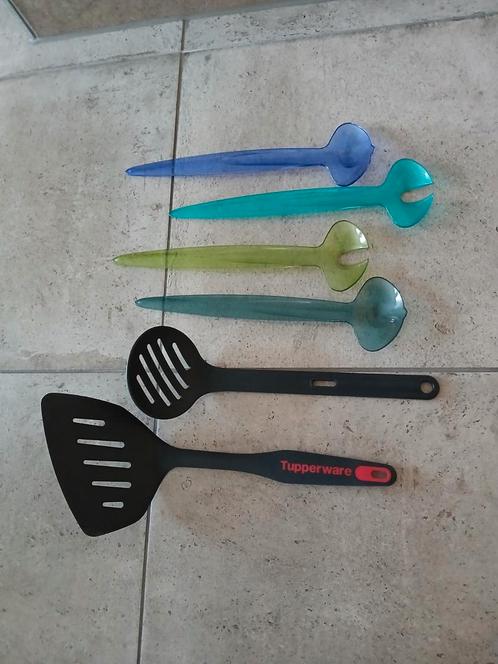 Tupperware slatang, sla couvert schuimspaan/opscheplepel, Huis en Inrichting, Keuken | Tupperware, Zo goed als nieuw, Overige typen