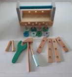 Houten werkkist met gereedschap, schroeven en bouten hema, Ophalen of Verzenden, Zo goed als nieuw, Overige typen