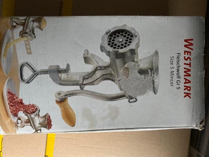 Westmark Vleesmolen Gr 5 - Nieuwstaat, Huis en Inrichting, Keuken | Keukenbenodigdheden, Zo goed als nieuw, Ophalen of Verzenden