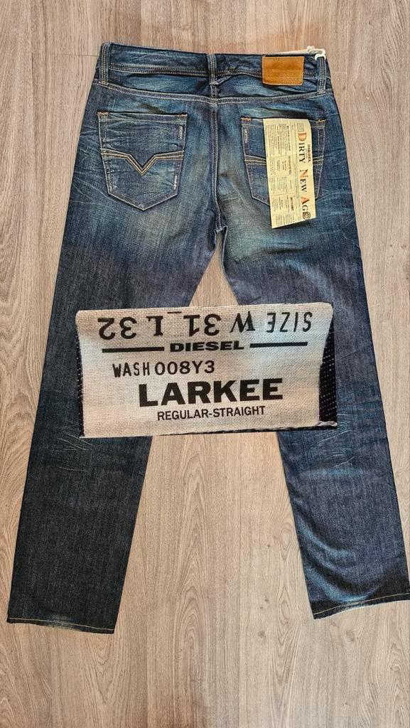 - NIEUWE - Diesel LARKEE W31 L32 * 31x32 - straight - #D1884, Kleding | Heren, Spijkerbroeken en Jeans, Nieuw, W32 (confectie 46) of kleiner