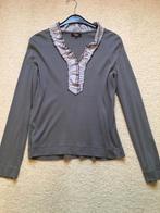 Grijze Enjoy trui maat L, Kleding | Dames, Verzenden, Maat 42/44 (L), Zo goed als nieuw, Lange mouw