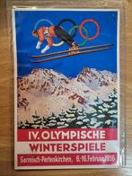 ansicht Olympische winterspelen 1936 Oostenrijk Nazi Hitler, Ophalen of Verzenden, 1920 tot 1940, Overijssel