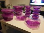 14 stkTupperware paarse schalen set, Huis en Inrichting, Ophalen of Verzenden, Nieuw, Paars, Schaal