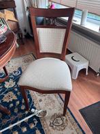 4x Klassieke Stoelen Hout/Stof, Huis en Inrichting, Stoelen, Ophalen, Gebruikt, Bruin, Vier