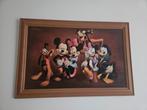 Disney Schilderij met Mickey Mouse en Vrienden, Antiek en Kunst, Ophalen of Verzenden
