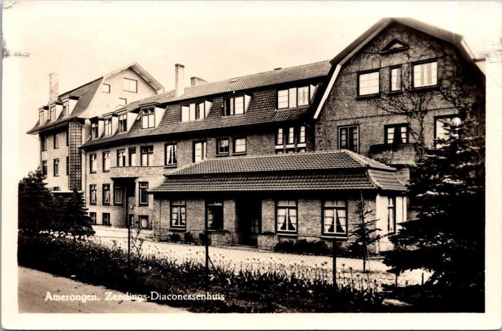 Zendings-Diaconessenhuis Amerongen - 2 ansichtkaarten (1955), Verzamelen, Ansichtkaarten | Nederland, Ongelopen, Utrecht, 1940 tot 1960