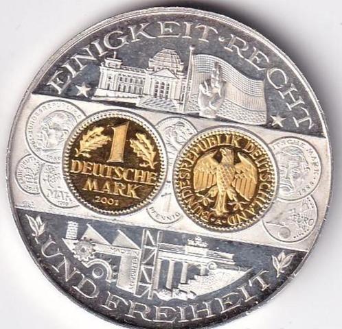 Duitsland, 2001, zilver, Postzegels en Munten, Edelmetalen en Baren, Zilver, Ophalen of Verzenden