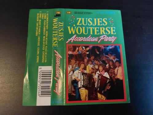 ZUSJES WOUTERSE - ACCORDEON PARTY (CASSETTEBANDJE), Cd's en Dvd's, Cassettebandjes, Zo goed als nieuw, Origineel, Pop, 1 bandje