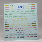 decalset: type aanduidingen kranen - 1:87., Ophalen of Verzenden, Nieuw, Bus of Vrachtwagen