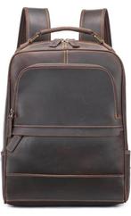 Vintage leren rugzak, Overige merken, Gebruikt, 25 tot 40 cm, Ophalen of Verzenden