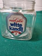 potje van glas van gilse witte kandij vintage, Ophalen of Verzenden