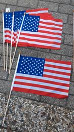 Amerikaanse vlaggetjes 5x, Ophalen of Verzenden, Zo goed als nieuw