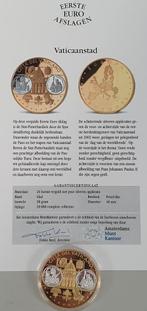 Vaticaanstad Eerste Euro Afslagen, Postzegels en Munten, Munten | Nederland, Ophalen of Verzenden, Euro's, Losse munt, Goud