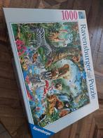 Ravensburger puzzel- 1000 stukje Jungle dieren, Ophalen, Zo goed als nieuw