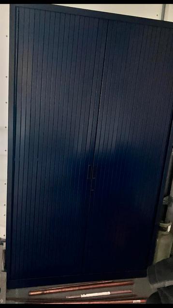 Metalen Roldeurkast - Blauw beschikbaar voor biedingen