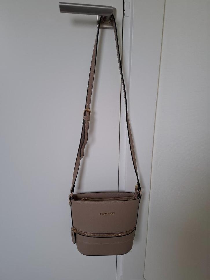 schoudertas, Sieraden, Tassen en Uiterlijk, Tassen | Schoudertassen, Nieuw, Zwart, Leer, Ophalen of Verzenden