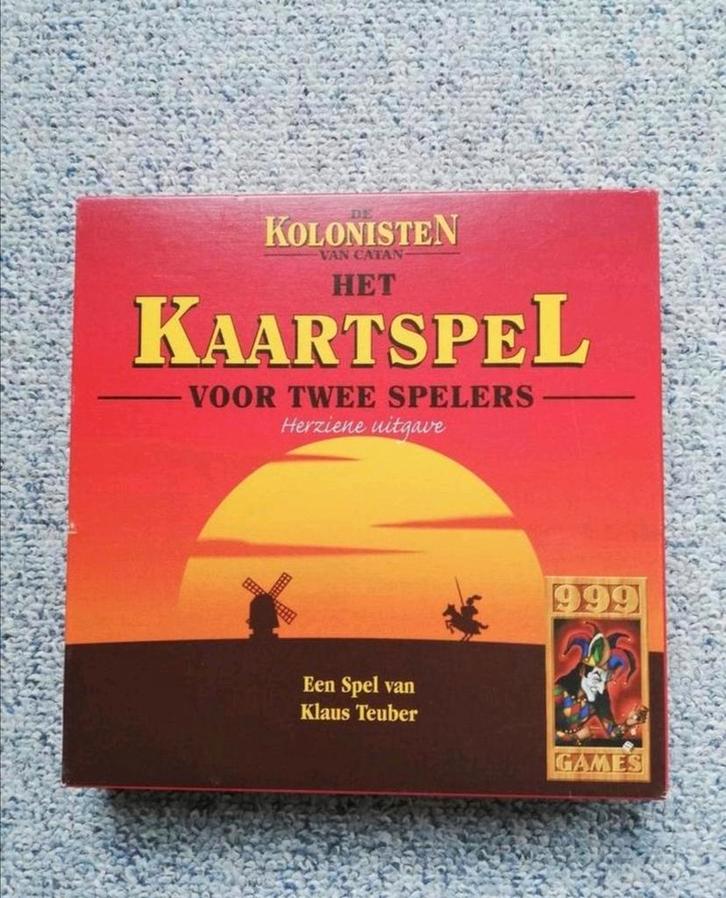 Kolonisten van Catan kaartspel (NL, 999 games), Hobby en Vrije tijd, Gezelschapsspellen | Kaartspellen, Zo goed als nieuw, Ophalen of Verzenden