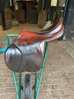 Equiline talent springzadel bruin 18 inch medium, Dieren en Toebehoren, Paarden en Pony's | Zadels, Ophalen, Gebruikt, Springen