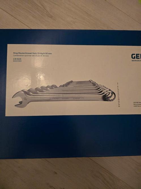 15-delige set steekringsleutels Gedore 1B-0115, Auto diversen, Autogereedschap, Nieuw, Ophalen of Verzenden