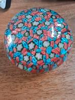 Presse papier paper weight glazen bol, Ophalen