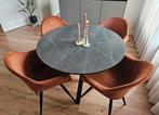 Ronde eettafel, Huis en Inrichting, Tafels | Eettafels, Ophalen, Rond, Zo goed als nieuw, Vier personen