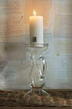 Riviera Maison Glazen Kandelaars 3 stuks, Ophalen, Zo goed als nieuw, Overige materialen