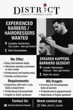Barber Wanted, Variabele uren, Overige niveaus, Vanaf 1 jaar, Overige vormen