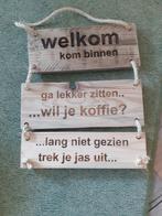 Tekst bordjes, Huis en Inrichting, Ophalen of Verzenden, Zo goed als nieuw