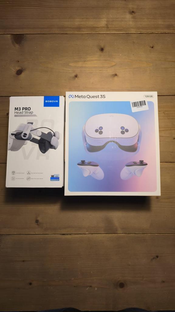 Meta Quest 3S, Spelcomputers en Games, Virtual Reality, Zo goed als nieuw, Overige platformen, Ophalen of Verzenden