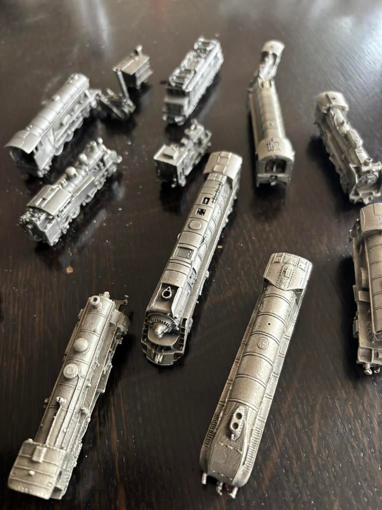 Treintjes tin, Ophalen, Zo goed als nieuw