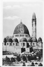Waalwijk, Kerk St. Jan Baptist, koepel, toren, Verzamelen, Ansichtkaarten | Nederland, Verzenden, 1940 tot 1960, Gelopen, Noord-Brabant