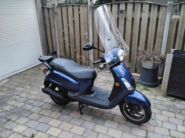 Sym Fiddle II - Bouwjaar 2018, Fietsen en Brommers, Snorfietsen en Snorscooters, Gebruikt, SYM, Benzine, Ophalen