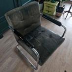 6 Loods 5 leren eetkamerstoelen / fauteuils, Ophalen