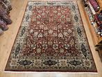 Vintage handgeknoopt oosters tapijt punjab 313x236, Huis en Inrichting, Info@SlatsAntiek.nl, Perzisch, 200 cm of meer, Ophalen of Verzenden