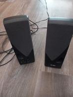 Q-TEC Speakerset - Compact en Handig, Gebruikt, Minder dan 60 watt, Front, Rear of Stereo speakers, Ophalen