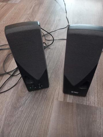 Q-TEC Speakerset - Compact en Handig beschikbaar voor biedingen