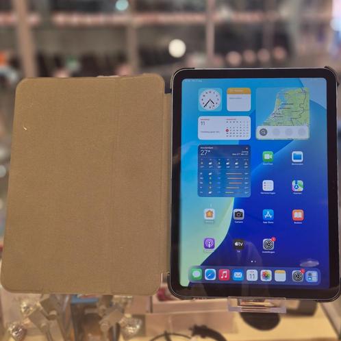 Ipad A16 wifi 128gb zgan met apple hoes aankoopbon mediamark, Computers en Software, Apple iPads, Zo goed als nieuw