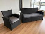 Donkergrijze tuinset - Rotterdam, Tuin en Terras, Tuinsets en Loungesets, Ophalen