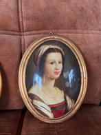 Oude ovale portret schilderijen, Antiek en Kunst, Kunst | Schilderijen | Klassiek, Ophalen of Verzenden