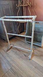 Brocant oud wasrek handdoek rek frans brocante, Ophalen