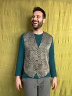 Vintage gilet / waistcoat / grijs / unisex / medium / M, Kleding | Heren, Kostuums en Colberts, Maat 48/50 (M), Vintage, Ophalen of Verzenden