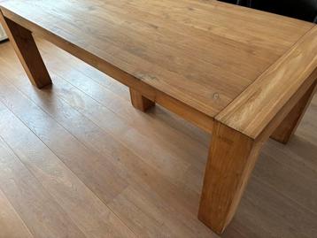 Teak houten tafel 100x220 - Zeer goede staat! beschikbaar voor biedingen