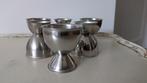 Franse Retro Vintage inox eierdopjes, Huis en Inrichting, Keuken | Servies, Ophalen of Verzenden, Overige stijlen, Overige typen